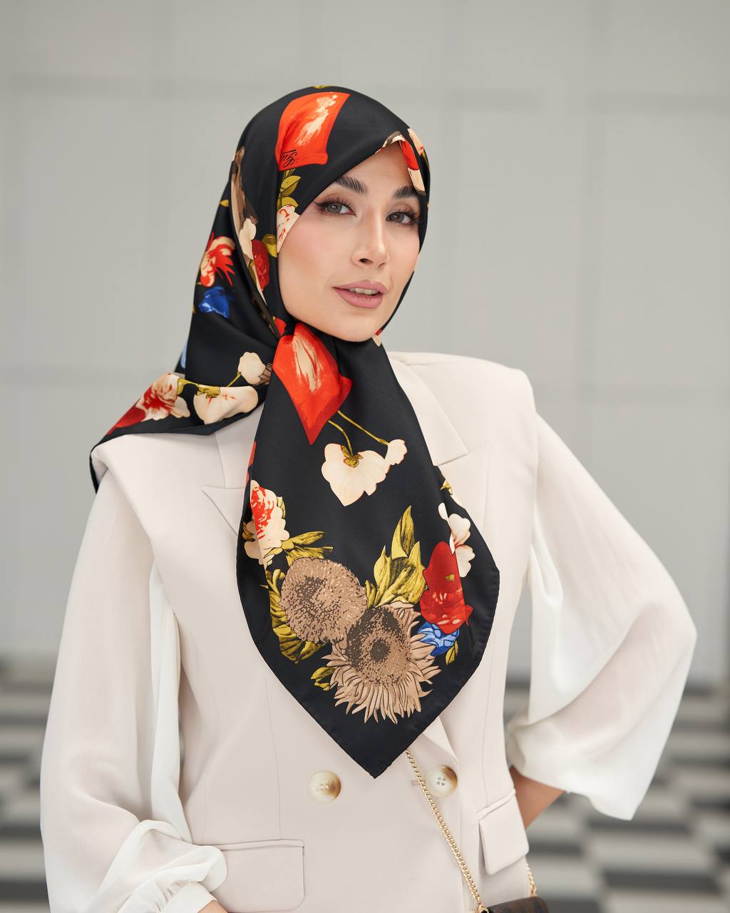روسری ابریشم توییل