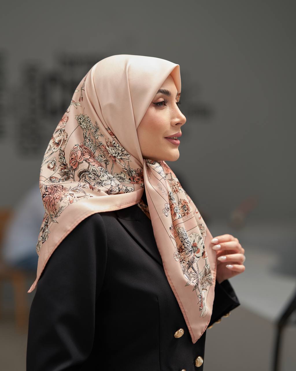 روسری ابریشم توییل اعلا
