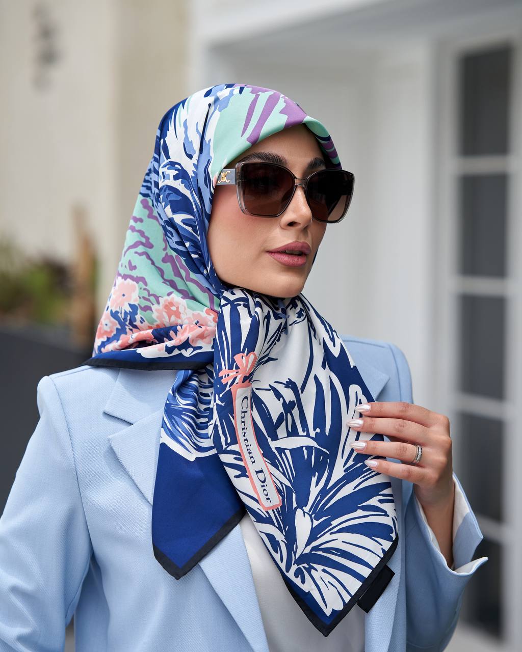 روسری ابریشم توییل اعلا